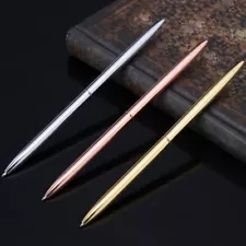 Metal Ballpoint Pen Slim Ball Pen For Business Writing Office School Supplies