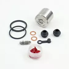 Brake Caliper Seal+Stainless Stl Piston Kit for 1982 Yamaha XJ1100J MAXIM Front (For: 1982 Yamaha Maxim 1100 XJ1100)