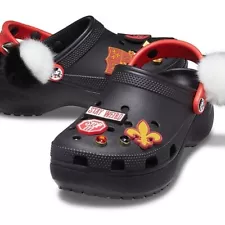 DISNEY Crocs Classic Cruella Bae CLOGS JIBBITZ Size WOMEN 9 NEW LIMITED EDITION!