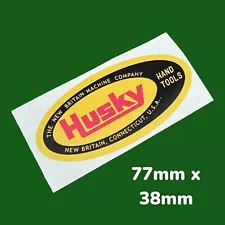 HUSKY HAND TOOLS AMERICA NEW BRITAIN TOOL BOX USA VINYL STICKER MACHINE COMPANY