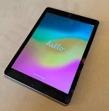 Apple iPad 6th Gen. 128GB, Wi-Fi, Space Gray - (priced for quick sale)