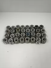 M14x1.5 Hex Lug Nuts for Silverado Express Chevy 1500 2500 3500 HD Set of 32