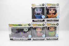 Funko Pop Disney Villains Complete Train Set #13-17 New in Box