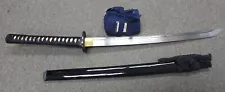 Cold Steel #88BWWK Warrior Wakizashi Long Handle 21" Carbon Steel Sword/Scabbard