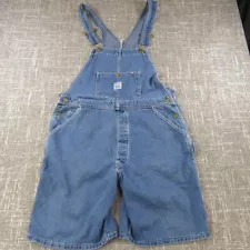 Pointer Brand Overalls Shorts Mens 36 Work Yard Barn Farm Casual Bib