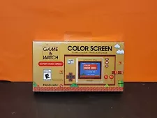 Nintendo Game and Watch Super Mario Bros Color Screen Handheld Console SM-35 NEW