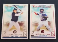 2 CARD 2024 PANINI BOYS OF SUMMER BASEBALL SPENCER JONES/DIEGO CARTAYA MLB #4.13