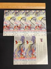 2000 EASTERN CONF. FL PANTHERS HOCKEY SEMIFINAL UNUSED TICKETS SET (6) 51821