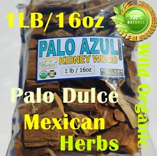 Palo Dulce,Blue stick,Palo azul, kidneywood, kidney wood Natural Detox 16oz !!!!