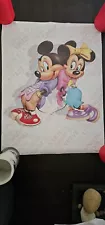 Vintage 1986 Mickey & Minnie original Walt Disney Co poster FSC: 6097-1