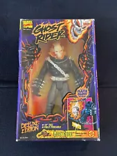 1995 ToyBiz 10in Ghost Rider Action Figure Deluxe Edition Glow-in-the-Dark