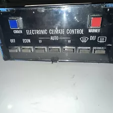 1980-1981 ELDORADO, FLEETWOOD. DEVILLE, SEVILLE CLIMATE CONTROL MODULE-6.00 shp