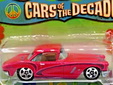 HOT WHEELS VHTF 2011 CARS OF THE DECADES SERIES 62 CORVETTE