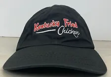 KFC Hat Kentucky Fried Chicken Hat Black Adjustable Adult OSFA Black Cap Hat