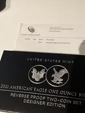 2021 reverse proof silver eagle set for sale