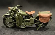 Maisto 1942 WLA Flathead Harley Davidson Motorcycle Green 1:18 Scale