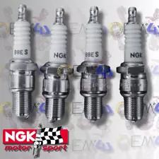 NGK Spark Plugs B8ES 4 Pack #2411 OEM KAWASAKI HONDA SUZUKI YAMAHA MADE IN JAPAN