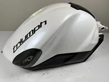 2013-2017 Triumph Daytona 675 675R White Fuel Gas Tank No Rust T2406213-NW