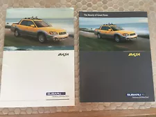 SUBARU OFFICIAL BAJA PRESTIGE SALES BROCHURE & PRESS REVIEW BROCHURE 2003