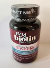 Purity Products Mybiotin Proclinical 30 Capsules For Thicker Hair Exp 06/2027