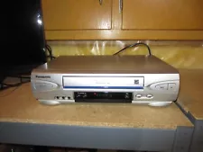 Panasonic PV-V4524S Blue Line VHS Player 4 Head VCR Omnivision Tested Works