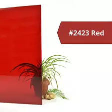 Transparent Colored Acrylic Plexiglass Sheet, Choose Size, Thickness, and Color