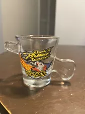 Rock n Roller Coaster Starring Aerosmith Souvenir Guitar Shot Glass 2.25”