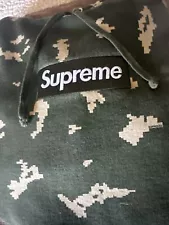 Supreme FW21 BOGO Box Logo Hoodie - Olive Russian Camo Size Large