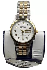 NOS BENRUS BNW712 Two Tone Quartz Analog Men's Watch (50)