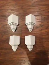 Crown Molding Transitions 4 pack of Block style Inside Corners For 4" Crown!