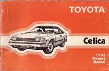 1983 Toyota Celica Owners Manual RA63 RA64 RA65 22R Owner Guide Book GT GTS ST (For: 1983 Toyota Celica)