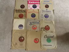 Lot of 12 Old Gramophone Records 78RPM (See below for details)