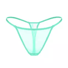 Womens Sexy Thongs G-String Underwear Low Waist See Through Panties Lace Mesh