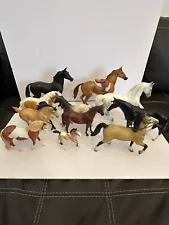 New ListingVintage BREYER MOLDING CO Horse Lot Of 11 Figurines 1970s-1990s