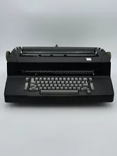 Vintage Black IBM Correcting Selectric II 2 Electric Typewriter Works Read