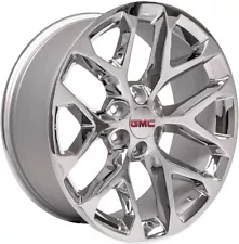 4 NEW - 22" Chrome Snowflake Wheels Rims For GMC Yukon Sierra Denali