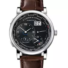 A. Lange & Söhne 1 Time Zone 136.029 18K White Gold 41.9 mm Watch (136.029)