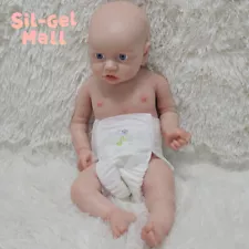 4.7KG Newborn Girl 22" Handmade Silicone Reborn Baby Dolls W/Drink-Wet System US