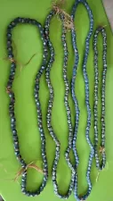 Large Lot Of Antique African Trade Bead Strands Over 8 Ft Of Beads