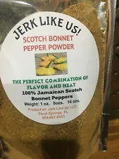 100% Pure Jamaican Scotch Bonnet Pepper Powder 1 oz. sealed packet