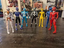 2007 Bandai Jungle Fury Power Rangers Lot Of 7