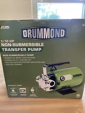 Drummond 1/10 HP Non-submersible Transfer Pump, For Clear H2O,/Drain Aquarium