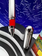 113623 Montblanc M Red Signature Rollerball - top of the line Newson design