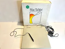 RARE VINTAGE 12" Summagraphics MacTablet Drawing Tablet MM1201 w/ Original Box!