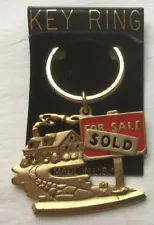 For Sale Sign Key Chain - New On Card