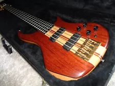 2006 Pedulla ET5 Thunderbass Bass Guitar V Maple/Bubinga Top.