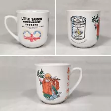 Vintage Longevity Brand Condensed Milk Mug Dairy Advertising Little Saigon