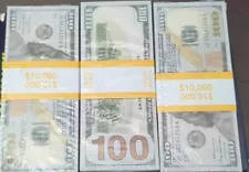 300 PCS Movie Props Fake Bills PLAY MONEY CASH PAPER 100 DOLLAR BILLS