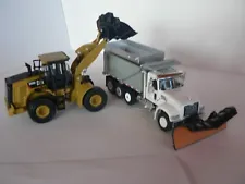 1/64 2019 Mack Granite Dump Truck with plow and Cat 950M Wheel Loader