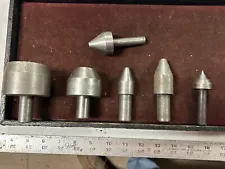 MACHINIS StgCst TOOLS Lot of Machinist Centers Bull Nose Etc